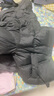 鴨鴨（YAYA）羽絨服女短款2025冬季新款國(guó)風(fēng)連帽舒適寬松鴨絨保暖外套XH 黑色-YE4B603025L M 160/84A 曬單實(shí)拍圖