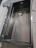Crejash德國(guó)廚房水槽大單槽蜂窩側(cè)排304不銹鋼洗菜盆臺(tái)上中下手工一體盆 蜂窩壓紋80*46全套配皂液器 洗杯器/臺(tái)控下水/盆中盆/瀝水籃 曬單實(shí)拍圖
