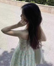 韓璐嬌（hanlujiao）連衣裙女裝2024年夏季新款法式初戀溫柔風(fēng)碎花中長款吊帶裙子夏天 開衫+吊帶裙 M 曬單實拍圖