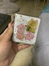 盾煌 真花華為Pocket2手機殼寶盒折疊屏P50pocket女款日韓防摔四個選項定制潮流個性時尚 粉紅色永生花 華為Pocket 2 曬單實拍圖