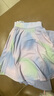 蕉內(nèi)小涼皮506Cool Air兒童褲子女童運(yùn)動(dòng)打底褲吸汗速干防曬透氣春夏 【裙擺款】暈彩極光-云霧紫 140 曬單實(shí)拍圖