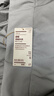 無(wú)印良品（MUJI）男式 不易沾水連帽羽絨大衣男士羽絨服男款冬季外套男裝AD0X8A4A 灰色 S 165/84A 曬單實(shí)拍圖
