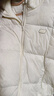 Skechers斯凱奇羽絨服三防科技新款男女大童保暖服L423K119/L424K094 （純色）棉花糖白/0074 175 曬單實(shí)拍圖