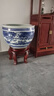 榆樹(shù)林陶瓷魚(yú)缸架子實(shí)木矮花架中式板凳矮凳盆景架圓形花凳花盆空調底座 面35高30厘米 曬單實(shí)拍圖