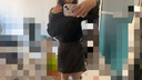 UR秋冬新款女裝休閑慵懶風(fēng)百搭短款圓領(lǐng)針織衫UYY940019 黑色 S 曬單實(shí)拍圖