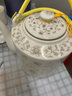 古笙記 大容量陶瓷茶壺家用水壺單壺景德鎮(zhèn)提梁壺中式泡茶壺防爆耐熱 白金蘭騰/3L 曬單實(shí)拍圖