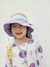 lemonkid兒童防曬帽男女童遮陽(yáng)帽夏季太陽(yáng)帽漁夫帽披肩盆帽 葡萄奶昔 54 曬單實(shí)拍圖