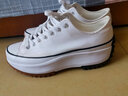 匡威（Converse）官方正品     撞色厚底帆布大童鞋運(yùn)動(dòng)鞋休閑鞋 168817C 36/4 曬單實(shí)拍圖