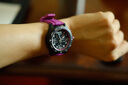 百年靈（BREITLING）【新品】ENDURANCE專(zhuān)業(yè)耐力運動(dòng)男女表38多色瑞士手表 紫色 曬單實(shí)拍圖
