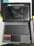 耐爾金 三星Tab S10+/S9/S9+/S9FE+藍牙鍵盤(pán)保護套妙控鍵盤(pán)智能觸控可拆分帶筆槽支架防摔殼 悍能 背光版 S9+/S10+ 黑色 曬單實(shí)拍圖