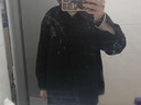 安初夏中國風(fēng)刺繡夾克外套男士休閑套裝春夏季新款防曬衣服男裝潮三件套 黑外衣+棉短T+黑褲 XL 【推薦120-140斤】 曬單實拍圖