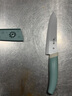 張小泉菜刀陶瓷刀家用套裝水果刀廚房專(zhuān)用切肉刀鋒利免磨寶寶輔食刀具 免磨陶瓷刀-小廚刀+原廠(chǎng)刀套 曬單實(shí)拍圖