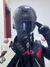 杜漢（DUHAN）摩托車騎行服男女四季情侶款賽車服越野機(jī)車皮衣秋冬季款防摔外套 D-2168紅白男款升級護(hù)背 2XL 曬單實拍圖