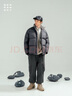 熊貓·本（ben.panda）羽絨服男戶(hù)外山系保暖立領(lǐng)撞色面包充絨226g秋冬外套 巖石灰 M 曬單實(shí)拍圖
