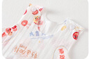 貝樂咿嬰兒衣服新生兒背心純棉打底肩扣薄款幼兒護(hù)肚吊帶男女寶寶半背衣 6449西瓜小蛇+5485白熊貓 52 （建議0-2個(gè)月） 曬單實(shí)拍圖