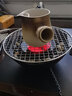 WINTERPALACE圍爐煮茶電陶爐泡茶家用煮茶器戶(hù)外燒水壺煮酒茶具套裝 電陶爐+網(wǎng)+石頭（無(wú)茶壺） 曬單實(shí)拍圖
