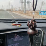 光轉(zhuǎn) 汽車香水 車載香氛座式高檔原木散原香固體香薰 汽車內(nèi)飾用品 黑木香片+精油防滑墊佛珠-古龍香 曬單實拍圖