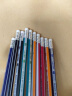 得力(deli)10支HB铅笔 经典彩色条纹六角杆铅笔带橡皮头 学生书写素描绘图铅笔礼物 33431-HB五一出游六一儿童节 实拍图