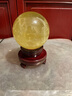 關(guān)辰天然黃水晶球擺件黃色原石手工打磨廚房西北角店鋪客廳辦公禮品 精選水晶球直徑9厘米 曬單實(shí)拍圖