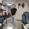 煜晞（yuxi）春夏季絲光棉短袖男士潮牌燙鉆修身T恤韓版百搭個性修身精品半袖 高版本絲光棉燙鉆款 3XL(150-175)斤 曬單實拍圖