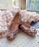 百麗童鞋女童公主鞋2024秋季新款亮片鞋兒童時(shí)尚單鞋瑩彩紫27 曬單實(shí)拍圖
