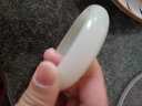 芯奢白玉鐲子女款A貨羊脂玉阿富汗白玉手鐲女士年輕玉鐲女友學(xué)生禮物 58MM 曬單實(shí)拍圖