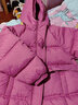 G.DUCKKIDS童裝女童羽絨服冬季2023新款兒童外套白鴨絨中長款連帽衣服小女孩 星星玫紅色【高品質(zhì)棉服】 130 尺碼7~8歲【120-130cm】 曬單實拍圖
