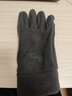 秋冬保暖搖粒絨手套男女款抓絨騎行加厚手套 深灰色 曬單實(shí)拍圖