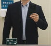 布克兄弟（BrooksBrothers）【100%綿羊毛】男士新款經(jīng)典缺角領西服修身純色西裝外套 4004-藏青色 42 42RG 曬單實拍圖