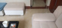 欧火 布艺沙发 大小户型沙发现代简约沙发客厅家具北欧组合三人沙发乐享海绵版乳胶版偏硬坐垫 【海绵版直排三人位】2.1米+脚踏 实拍图