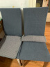 青苇椅套全包坐垫套带靠背弹力餐桌椅子套罩通用款灰色1个装 实拍图