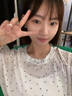 曼蒂婭925銀珍珠項鏈女原創(chuàng)百搭氣質(zhì)小清新女生鎖骨鏈珠珠吊墜 圓環(huán)正圓珍珠項鏈 曬單實拍圖