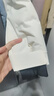 LILY【極寒工裝派克】冬新款女裝狐貍毛領(lǐng)鴨絨羽絨服外套短款 604米白 L 曬單實(shí)拍圖