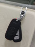 適用于2018款奧迪Q5鑰匙套真皮汽車(chē)鑰匙包插入式專(zhuān)用鑰匙扣殼18老款q5男 B款紅線(xiàn)(13-18款)插入式 曬單實(shí)拍圖