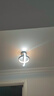 雷士（NVC）北歐創(chuàng)意走廊過(guò)道門(mén)廳入戶玄關(guān) 衣帽間玄關(guān)氛圍燈具燈飾 EXCG9519 雙月黑-簡(jiǎn)約雙環(huán)圓形-10瓦LED 曬單實(shí)拍圖
