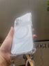 晴舫蘋果16promax手機(jī)殼磁吸新款15pro外斜挎繩適用iPhone14plus保護(hù)套全包防摔13p軟四角開孔12pm簡(jiǎn)約 -00-四角開孔磁吸-透明+掛繩G01 iPhone16 曬單實(shí)拍圖