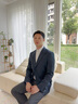 沙馳（SATCHI）【雷總同款】男士套裝西服上衣羊毛商務(wù)職場(chǎng)婚禮易打理西裝外套男 深藍 48 B/170/配套褲子請聯(lián)系客服 曬單實(shí)拍圖