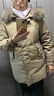 雅鹿中老年羽絨服女2025新款中長(cháng)款狐貍毛領(lǐng)媽媽裝羽絨服保暖外套 0141駝色加絨 XL 推薦105-115斤 曬單實(shí)拍圖