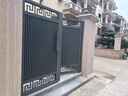 通樺齊別墅庭院大門單雙開鋁合金圍墻護欄門鋁藝大門戶外花園電動子母門 子母門 曬單實拍圖