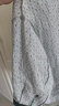 斯琴（siqin）2023夏季新品女苧麻印花立領(lǐng)落肩單排扣七分袖襯衫BCXS005150 花色 M 曬單實(shí)拍圖