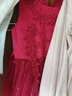 德夫阿可兒童禮服女童公主裙主持人高端鋼琴演出晚禮服小女孩婚紗夏款大童 BX683長(cháng)款無(wú)袖酒紅色 160 (建議71-85斤) 曬單實(shí)拍圖