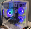 航嘉S920暴風(fēng)雪海景房電腦小機箱臺式主機m-atx純白色240水冷風(fēng)扇itx包豪斯迷你mini電源 S900白色+棱鏡4Pro風(fēng)扇白色*3 機箱僅支持240水冷/M-ATX中板 曬單實(shí)拍圖