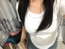 XGAI蘋(píng)果型身材胖妹妹穿搭 一整套梨形身材的半裙a字復古牛仔魚(yú)尾半身 復古藍 L 【110-120斤】 曬單實(shí)拍圖