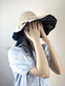 CHALL KITTY防曬帽女夏季黑膠防紫外線(xiàn)遮陽(yáng)帽女士漁夫帽太陽(yáng)帽子草帽2026新款 米色-高端品牌禮盒裝高級感 曬單實(shí)拍圖