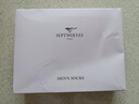 七匹狼（SEPTWOLVES）襪子男士純棉7A抗菌防臭中筒男襪100%全棉透氣吸汗休閑秋冬男襪 黑2+深灰2+藏青2【7A抗菌】 6雙 均碼 (39-44)碼 曬單實(shí)拍圖