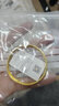 周六福（ZLF）新年禮物  黃金手鐲女款足金999車(chē)花金鐲子龍鳳添福 計價(jià) 55mm-12.76g 曬單實(shí)拍圖