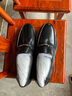 皮爾卡丹（pierre cardin）男鞋頭層小牛背皮耐穿型一腳蹬經(jīng)典商務(wù)套腳高端皮鞋男商場(chǎng)同款 橡膠底小牛皮 25新貨 39 曬單實(shí)拍圖