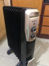 澳柯玛（AUCMA） 电暖器电热油汀取暖器家用电暖气片节能省电静音油丁酊电暖风机 黑+金11片 实拍图