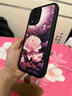 屹川 適用 vivos7/s7t手機殼 VIVO全包防摔網(wǎng)紅復古高級感新款皮紋硅膠軟殼望舒金蓮女款 vivos7(s7t)【酷炫黑】夜魅金蓮-贈掛繩 曬單實拍圖