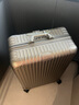 RIMOWA日默瓦Original30寸鋁鎂合金行李箱旅行箱拉桿箱托運箱 鈦金色 30寸 【需托運，適合8-12天旅行】 曬單實(shí)拍圖
